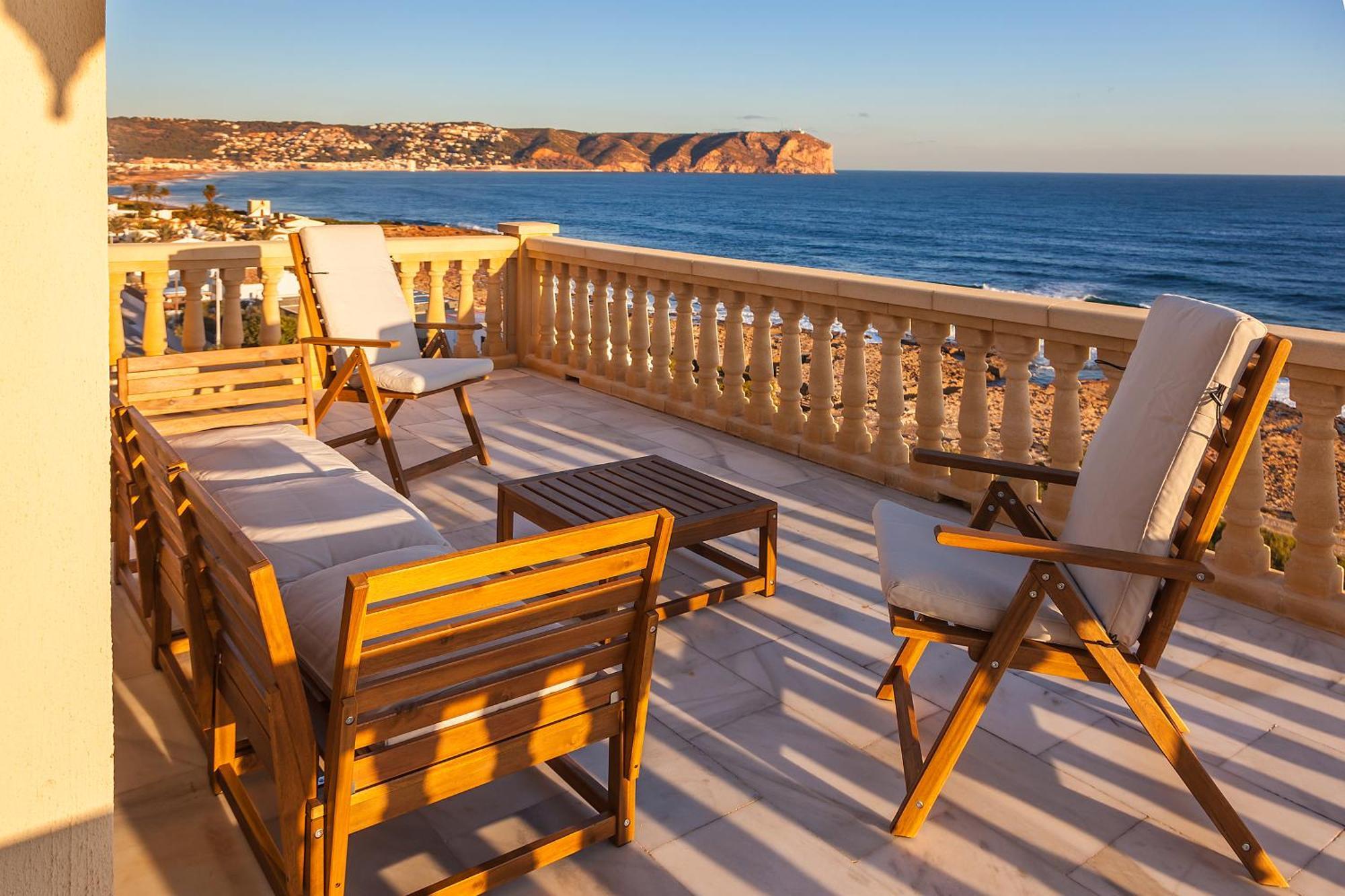 Mar-Beach Front Apartment In Хавеа Экстерьер фото