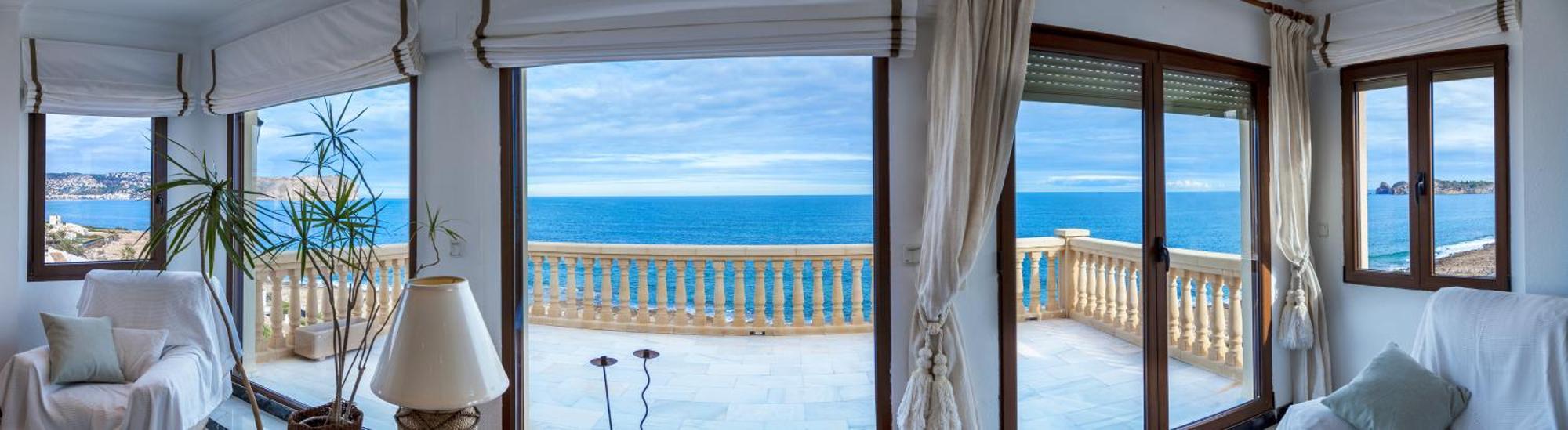 Mar-Beach Front Apartment In Хавеа Экстерьер фото